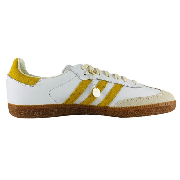 adidas Samba OG x Sporty & Rich White Gold Men\'s Shoes Athletic Sneakers IF5661 main image 9